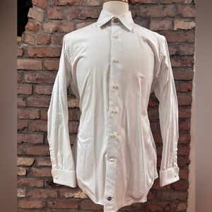 David Donahue French cuff dress shirt